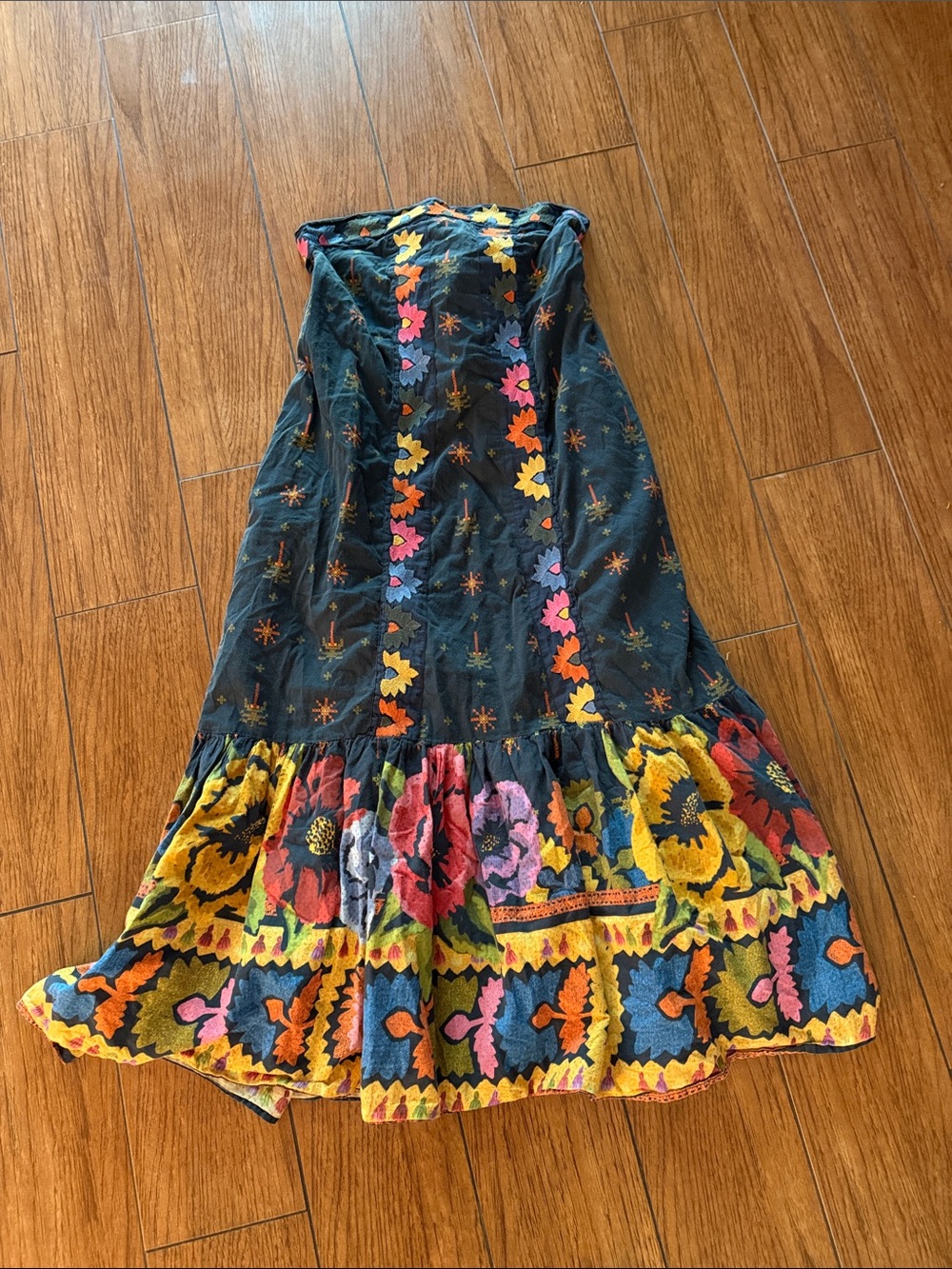 FARM Rio Embroidered Strapless Dress - Picture 2 of 6